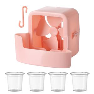 Custom logo Portable Modern Ice Fan Cooling <b>Mini</b> Easily Hanging Silent PP Plastic Lightweight Household Summer Outdoor <b>Desk</b> - Product Image 3