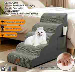Pet Stairs Modular Modern Luxury Solid <b>Ladder</b> for Cats & Dogs-Detachable Design Eco-Friendly Living Room Furniture - Product Image 1