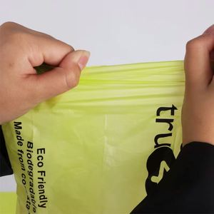 Custom Eco-Friendly Recyclable Dog Poop <b>Bags</b> Biodegradable Disposable Plastic <b>Compostable</b> Waste <b>Bags</b> for Pets Drawstring Design - Product Image 3