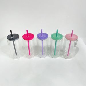 Vaso de Vidrio de Borosilicato Transparente, Libre de BPA, para Café Helado, Refrescos, Cerveza, Vino, 12oz 15oz, Taza de Vidrio Tipo Bola de Nieve con Orificio en la Base - Product Image 2