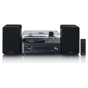Lenco Hi Fi System Mc 760bk Bluetooth 2x 30W Dab Fm Compact With <b>Speakers</b> - Product Image 1