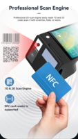 Android 14,0 Pantalla dual 8 pulgadas 3GB + 16GB/32GB Terminal Pos de mano con impresora de 58mm Z150 Nfc Epos Terminal de máquina