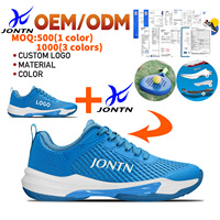 Chaussures de padel professionnelles pour hommes, personnalisées, respirantes, avec empeigne en mesh, semelle intermédiaire en carbone, semelle extérieure antidérapante, légères, stabilité latérale, été