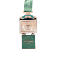Médailles en or 3D personnalisées en gros, alliage de zinc, récompenses personnalisables pour le marathon, trophée pour les événements sportifs