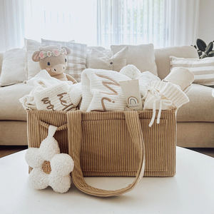 Cesta Organizadora de Pañales para Bebé de Gran Capacidad y Alta Calidad, <span class=keywords><strong>Bolsa</strong></span> de Pañales Portátil para Mamá, Cuidado del Bebé - Product Image 1