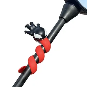 Venom Winder Luffy kabel pengisi daya, pemutar penyimpanan kabel Data mainan kartun peran film Anime