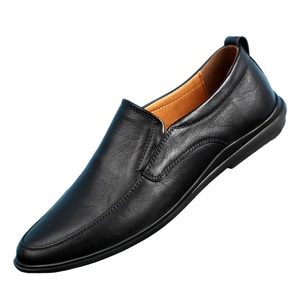 Chaussures habillées décontractées pour hommes de haute qualité, style britannique, en PU artificiel, à lacets, confortables et respirantes, automne/hiver - Product Image 1