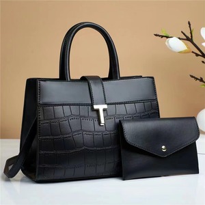 Tas Tote Wanita Kapasitas Besar Tren 2024, Tas Jinjing Kasual Motif Batu, Berkualitas Tinggi - Product Image 5