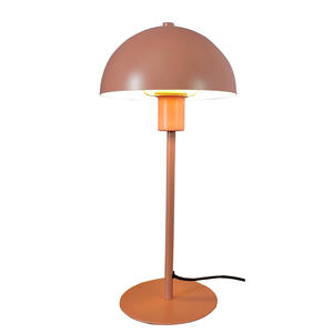 Lampada da tavolo moderna a fungo rosa lampada da tavolo lampada vivente senza lampadina - Product Image 1