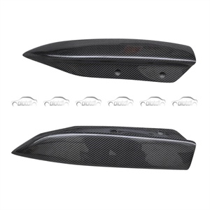 For Hyundai Genesis Coupe Add RS Style Side Bumper <b>Lips</b> Rear Caps Rear Side <b>Splitters</b> 2010+ - Product Image 3