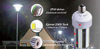 Ampoule LED 12W type maïs E27/E26/G24q/G24d avec capteur IP65, diffuseur et couvercles transparents pour usage intérieur de bureau
