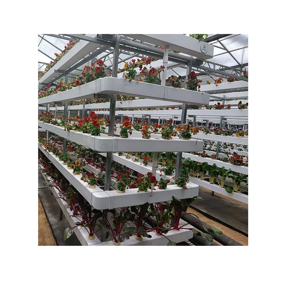 Hệ Thống Thủy Canh Nft Aeroponics Hệ Thống Thủy Canh 4 Chân Máy Phun Nông Nghiệp Thiết Bị Máy Móc