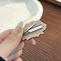 BIZE Fashion Pinces à cheveux mignonnes en acétate avec motif de petite brebis, 4 cm, petite taille, accessoires pour cheveux, vente en gros