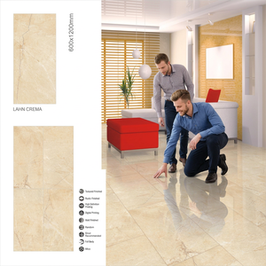 Carreaux de mur de sol en porcelaine polie de 600x1200mm à haute brillance pour salle de bain extérieure-Fabriqué à Foshan - Product Image 6