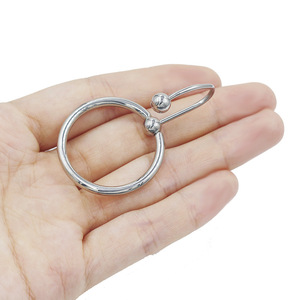 Anneau génital en acier inoxydable pour hommes, 26mm, avec fermeture à boule, aucun piercing requis, anneau PA pour bijoux de mode masculins - Product Image 4