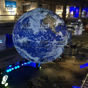 Globo Lunar Inflable LED para Exteriores 2023, para Decoración de Fiestas, Globo Lunar Inflable LED para Exteriores 2023 - Product Image 2