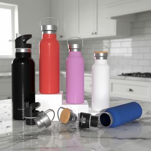 Hot Custom Logo Double Wall Stainless Steel Sport Water Bottle Large Capacity 450ml Vacuum Insulated Eco-Friendly <b>Flask</b> - Product Image 3