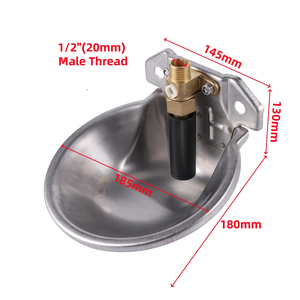 Automatische Kupferventil-Schaftränke 0,6L Edelstahl-Wasserspender Gusseisen-Rinder- und Schaftränke - Product Image 2