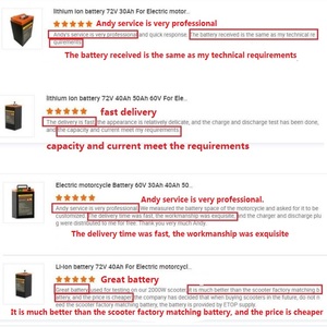 Baterai Lithium Ion Skuter Listrik 48V 60V 30Ah 20Ah 25Ah 40Ah 50Ah 72V 60Ah 100Ah Jarak Jauh Siklus Panjang untuk Sepeda Motor Sepeda - Product Image 6