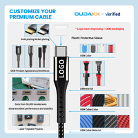 Câble de charge rapide USB Type C 2M 240W PD tressé de qualité supérieure pour PC, tablette et accessoires de téléphone portable – Vente en gros