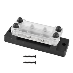 บัสบาร์ Cnspeed 16 ช่อง แบบสองแถว 2+6 M6 250A สีดำ 12V-36V สำหรับรถบ้านและเรือยอชท์ - Product Image 2