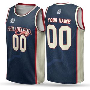 Camiseta de Baloncesto Personalizada con Nombre y Número, Uniforme Deportivo Unisex para Adultos, Impresión por Transferencia de Calor, 140 g/m² - Product Image 1