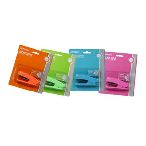 Promotionele Briefpapier Handleiding 8 Vellen Boek Binding Nietmachine Sets Voor Office