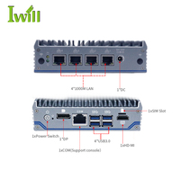 Sistema Barebone de Mini PC N1041 J4125 con Firewall VPN Personalizado para Seguridad de Redes Industriales