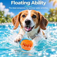Balle interactive TPR pour chien, jouet à mâcher, distributeur de friandises, jouet de puzzle pour l'entraînement et le jeu
