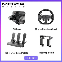 Ensemble de manettes et de contrôleurs de jeu MOZA Racing Simulator neufs et authentiques, comprenant un volant R3 R9 R12 R21 et une embrayage.