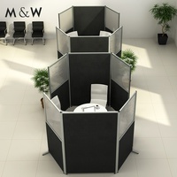 Cloisons de bureau modulaires multifonctionnelles en bois, à prix abordable, pour écoles, bureaux à domicile et supermarchés – Installation facile