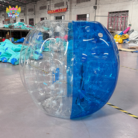 Ballon gonflable AirFunPro en bâche PVC, ballon de football à bulles humaines, ballon Zorb pour enfants et adultes, 1,2 m/1,5 m/1,8 m