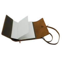 Couverture de logo d'estampage créatif en cuir véritable fait à la main vintage pour Bible