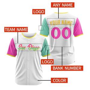 2025 camisetas de béisbol de San <span class=keywords><strong>Diego</strong></span> City Connect para hombres, ropa personalizada, uniformes sublimados con logotipos, ropa de béisbol - Product Image 3