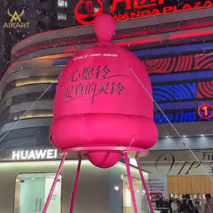 Ballon gonflable en forme de cloche porte-bonheur pour la décoration des centres commerciaux, des places publiques et des festivals - Product Image 3