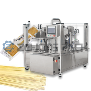 Spaghetti Hanging <b>Pasta</b> Noodle Foam Food Packaging <b>Machine</b> Automatic Pre-made Bag 304*316 Stainless Steel Spaghetti Bread Loadin - Product Image 1