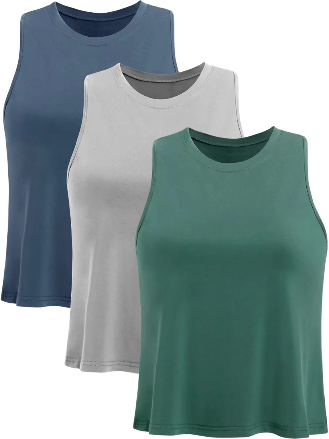 Wholesale Casual Woven 100% Polyester Breathable Eco-Friendly Sports Light Weight Workout Custom Gym Yoga Fitness Vest Women