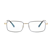 Gafas Ópticas Metálicas Cuadradas de Diseño Ligero y Flexible, Cómodas de Usar, Unisex, para Todas las Formas de Rostro, Envío Rápido