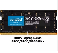 Crucial 32 Go DDR5-4800 ordinateur portable RAM ECC Fonction 16G Capacité SODIMM Stock Disponibilité