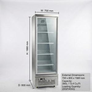 Lemari Pendingin Obat Farmasi Kaca Satu Pintu Tegak Pendingin Vaksin - Product Image 6