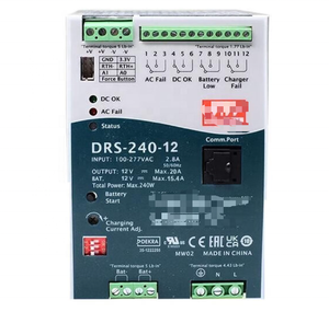Tout nouveau <span class=keywords><strong>SDR</strong></span>-75-<span class=keywords><strong>24</strong></span> <span class=keywords><strong>SDR</strong></span>-<span class=keywords><strong>480P</strong></span>-<span class=keywords><strong>24</strong></span> DRS-240-12 480W 24V 20A alimentation sur rail DIN de qualité industrielle avec <span class=keywords><strong>SDR</strong></span>-<span class=keywords><strong>480P</strong></span>-<span class=keywords><strong>24</strong></span> PFC actif - Product Image 1