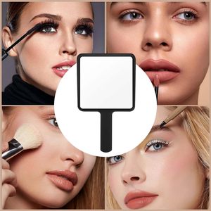 Miroir de maquillage compact carré durable en plastique ABS personnalisé avec logo de marque privée, miroir cosmétique portable sur mesure pour - Product Image 5