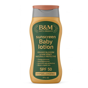 Crème hydratante intense pour bébé, vente en gros, usine, beurre de karité végétalien, pour peaux sensibles de nouveau-né, soin hydratant quotidien pour bébé - Product Image 3