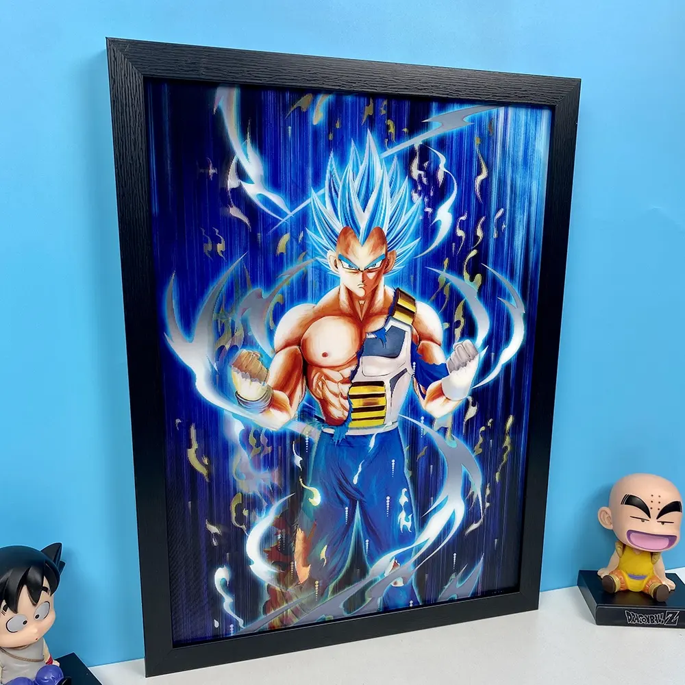 Póster de Anime 3D de 90 diseños, cartel de Manga 3D Lenticular, decoración de pared, impresión 3D que cambia de imagen, póster de Anime