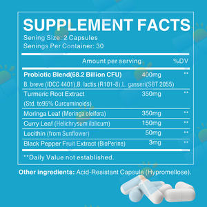 Natürliche Wechseljahre Probiotika Kapsel Gewichts zunahme, heiße Blitze, Nachts chweiß, niedrige Energie, emotionale Schwankungen - Product Image 2