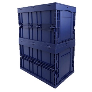 Caja Plegable E-Nate A6443X, Contenedor de Plástico para Logística y Transporte de Frutas con Diseño de Tapa Abatible - Product Image 2