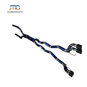 Échappement JTLD Performance Blue Titanium Bypass Catback sans silencieux pour <span class=keywords><strong>BMW</strong></span> <span class=keywords><strong>M8</strong></span> <span class=keywords><strong>Gran</strong></span> <span class=keywords><strong>Coupe</strong></span> <span class=keywords><strong>Competition</strong></span> 2021 - Product Image 2