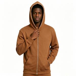 Sudadera con capucha personalizada con cremallera completa para hombre, al por mayor, sudaderas con cremallera completa, sudaderas lisas para sublimación, sudadera <span class=keywords><strong>Preme</strong></span> - Product Image 4