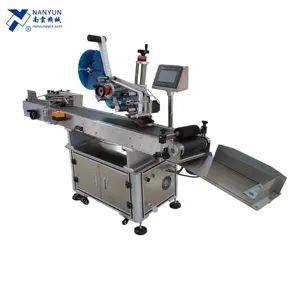 NY-817F NanYun Brand plastic bags labeling machine flat surface card sheet pouch labeler
