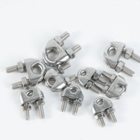 Clip de câble en acier inoxydable JIS 304 de haute qualité, en forme de U, poli, robuste, provenant de l'usine